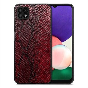 Snake Texture Phone Case for Samsung Galaxy A22 5G (EU Version), PU Leather+PC+TPU Cell Phone Cover