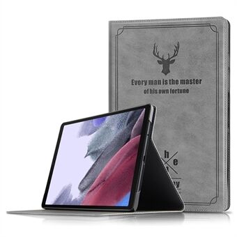 JIUYU Imprint Deer Pattern PU Leather + PC Business Folding Stand Folio Cover with Multi-Angle Viewing for Samsung Galaxy Tab A7 Lite 8.7-inch