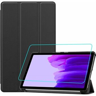 Slim Lightweight Tri-fold Folio Stand Cover PU Leather Case with Screen Protector for Samsung Galaxy Tab A7 Lite 8.7-inch