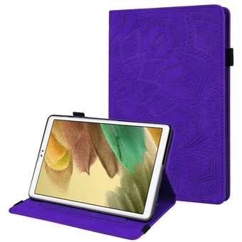 Imprinted Flower Pattern Leather Tablet Cover with Stand for Samsung Galaxy Tab A7 Lite 8.7-inch