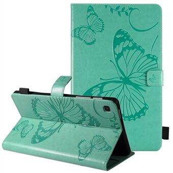 KT Tablet Series-3 Imprinted Butterfly Auto Wake/Sleep Leather Tablet Case Wallet Stand Shell for Samsung Galaxy Tab A7 Lite 8.7-inch/T225/T220