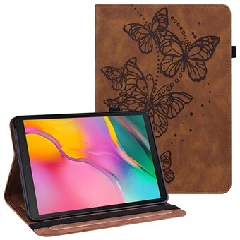 Imprinting Butterflies Pattern PU Leather Tablet Stand Case Shell with Card Holder for Samsung Galaxy Tab A7 Lite 8.7-inch