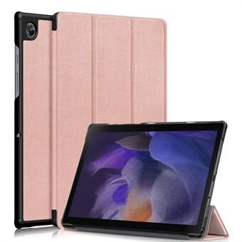 Simple Style Trifold Stand PU Leather Hard PC Inner Shockproof Protective Tablet Cover for Samsung Galaxy Tab A7 Lite 8.7-inch 2021 SM-T220