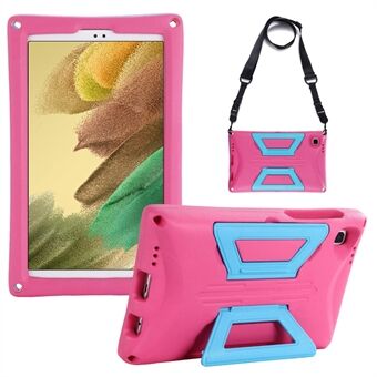 Portable Handle EVA + PC Anti-fall Tablet Case Kickstand Protective Cover with Shoulder Strap for Samsung Galaxy Tab A7 Lite 8.7-inch