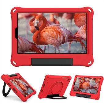 For Samsung Galaxy Tab A7 Lite 8.7-inch (2021) SM-T220/SM-T225 EVA Tablet Case Anti-drop Cover with Foldable Ring Kickstand