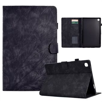 For Samsung Galaxy Tab A7 Lite 8.7-inch T225 T220 Stand Tablet Case Imprinted Tree Leather Card Holder Cover