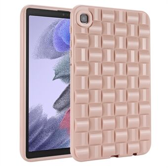 Back Cover Shell for Samsung Galaxy Tab A7 Lite 8.7-inch T225 T220 , Flexible TPU Woven Texture Tablet Case