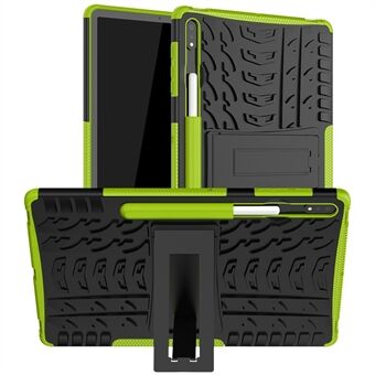 Cool Tyre Hybrid PC + TPU Protector Cover with Kickstand for Samsung Galaxy Tab S7 Plus/Tab S7 FE