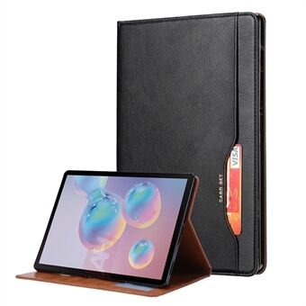 Auto-absorbed PU Leather Tablet Protective Case Shell with Wallet Stand for Samsung Galaxy Tab S7 Lite/S7 FE (T730/T735/T736B)