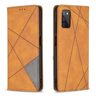 Geometric Pattern Stand Leather Card Holder Case for Samsung Galaxy A03s (166.5 x 75.98 x 9.14mm) Cover