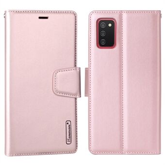 HANMAN Mill Series for Samsung Galaxy A03s (166.5 x 75.98 x 9.14mm) / A02s (166.5x75.9x9.2mm) Phone Wallet Case Magnetic Closure Stand Flip Phone Cover