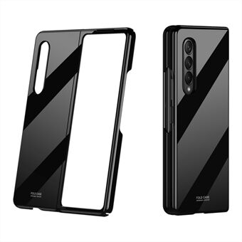 Glossy Drop-proof Well-protected Folding Hard PC Mobile Phone Case for Samsung Galaxy Z Fold3 5G