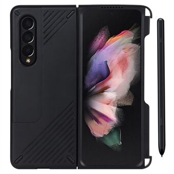 Anti-scratch Hard PC Folding Phone Case with Stylus Pen Slot for Samsung Galaxy Z Fold3 5G