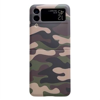 For Samsung Galaxy Z Flip3 5G TPU Shockproof Phone Case Camouflage Pattern IMD Protective Cover