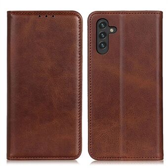 Auto Closing Magnet Split Leather Protective Case Wallet Stand Phone Cover for Samsung Galaxy A13 5G / A04s 4G (164.7 x 76.7 x 9.1 mm)