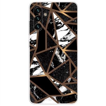 Marble Pattern Printing A Series Slim Soft Flexible TPU Protective Phone Case for Samsung Galaxy A13 5G / A04s 4G (164.7 x 76.7 x 9.1 mm) / A04s 4G (164.7 x 76.7 x 9.1 mm)