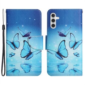 Pattern Printing Full Protection Leather Stand Case Wallet Cover for Samsung Galaxy A13 5G / A04s 4G (164.7 x 76.7 x 9.1 mm)