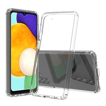 For Samsung Galaxy A13 5G Clear Hard Acrylic Back with TPU Bumper Shockproof Anti-scratch Cell Phone Case