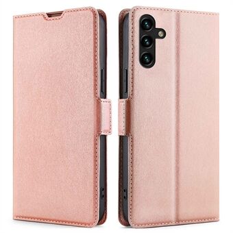 PU Leather + TPU Phone Case for Samsung Galaxy A13 5G / A04s 4G (164.7 x 76.7 x 9.1 mm) Side Magnetic Clasp Folio Flip Cover with Card Holder Stand