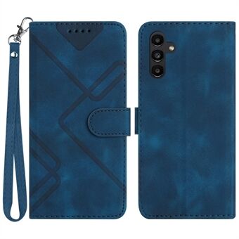 YX0040 For Samsung Galaxy A04s 4G / A04 4G / A13 5G Anti-Scratch PU Leather Cover Wallet Imprinted Pattern Cell Phone Stand Case