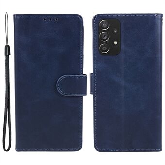 For Samsung Galaxy A13 5G / 4G PU Leather Phone Case Calf Texture Wallet Stand Anti-fall Cover