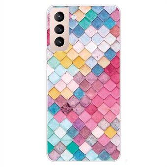 Full-Around Slim Soft Flexible TPU Pattern Printing Cover for Samsung Galaxy S22 5G