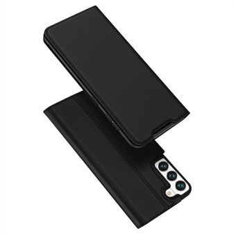 DUX DUCIS Skin Pro Series for Samsung Galaxy S22 5G PU Leather Card Slot Flip Stand Auto Magnetic Closed Shockproof Phone Cover