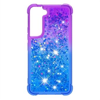 Gradient Quicksand Series Soft TPU Liquid Floating Protective Phone Case for Samsung Galaxy S22 5G