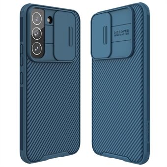 NILLKIN CamShield Pro for Samsung Galaxy S22 5G Anti-Fingerprint Hybrid Phone Cover Case with Camera Protection Cover