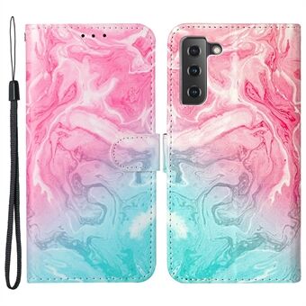 PU Leather Wallet Case Pattern Printing Folio Flip Foldable Stand Phone Cover for Samsung Galaxy S22 5G