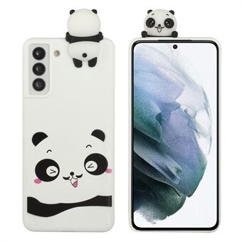 For Samsung Galaxy S22 5G SZ Pattern Printing TPU + PVC Case 3D Cartoon Cute Character Fashion Cover