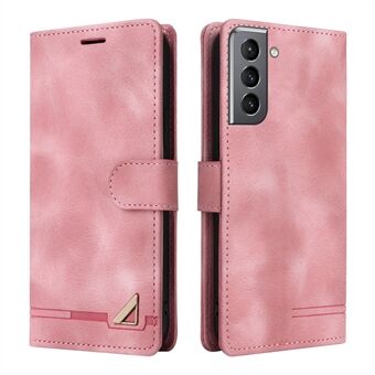 Protective Case for Samsung Galaxy S22 5G Wallet Phone Case 007 Series Skin-Touch PU Leather Cover