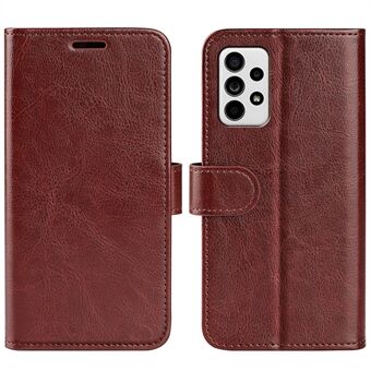 Crazy Horse Texture Folio Flip Shockproof Leather Phone Wallet Cover Stand Case for Samsung Galaxy A33 5G