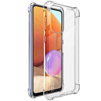 IMAK Enhanced Four Corners Transparent TPU Phone Case with Screen Protector for Samsung Galaxy A33 5G - Transparent