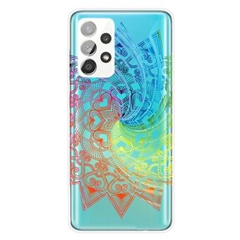 Anti-scratch Mandala Pattern Printing TPU Phone Case Cover Back Shell for Samsung Galaxy A33 5G