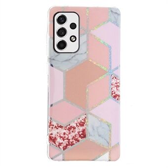 Marble Pattern IMD Soft TPU Electroplating Slim Protective Mobile Phone Case for Samsung Galaxy A33 5G