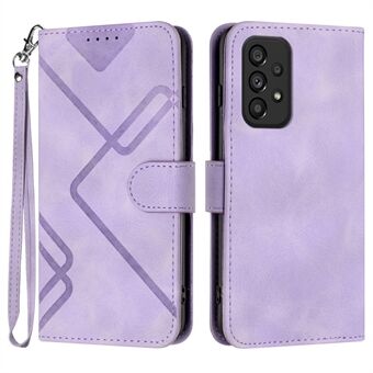 YX0040 For Samsung Galaxy A33 5G Leather Stand Wallet Phone Case Imprinted Pattern Phone Cover