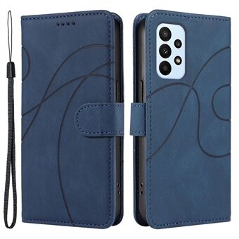 For Samsung Galaxy A33 5G Imprinted Stand Phone Cover Leather Wallet Protective Case