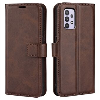 Drop-proof Magnetic Clasp Wallet Stand Case Well-protected PU Leather+TPU Interior Flip Cover for Samsung Galaxy A53 5G