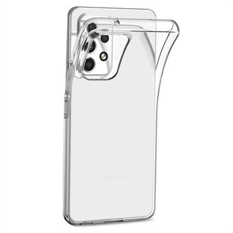 For Samsung Galaxy A53 5G Mobile Phone Case Clear Soft TPU Anti-fingerprint Protective Phone Cover