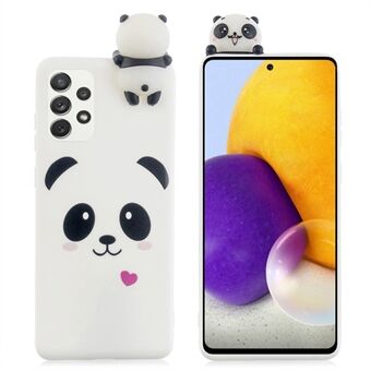 For Samsung Galaxy A53 5G Cute Cartoon 3D Animal Character Case SZ Pattern Printing TPU + PVC Protective Cover