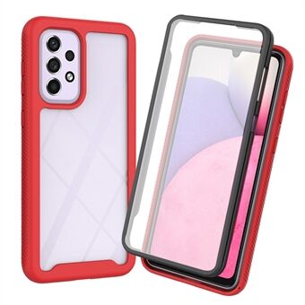 PC+TPU Hybrid Phone Case for 	Samsung Galaxy A53 5G, Complete Covering Design with PET Screen Protector