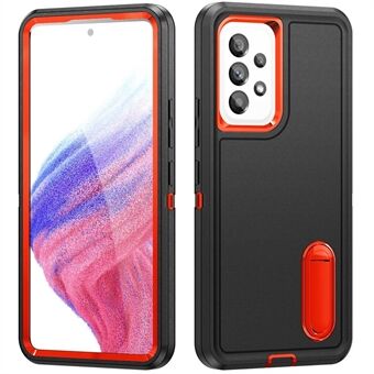 Defender Series Hard PC + Soft TPU Cover for Samsung Galaxy A53 5G, Kickstand Military Drop-proof Shockproof Phone Case