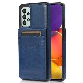 PU Leather + TPU Phone Shell for Samsung Galaxy A53 5G Card Holder Kickstand Cell Phone Case Cover