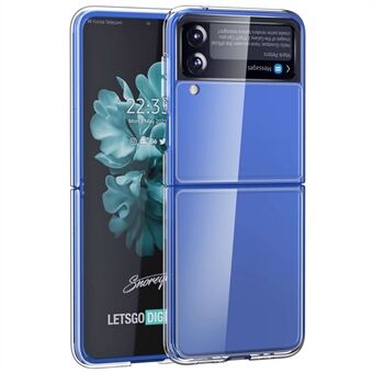 For Samsung Galaxy Z Flip4 5G Crystal Clear Case Hard PC Back Soft TPU Bumper Edge Anti-Scratch Cover