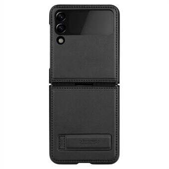 NILLKIN Qin Series for Samsung Galaxy Z Flip4 5G Built-in Elastic Band Leather Case Shockproof Anti-fall Cover