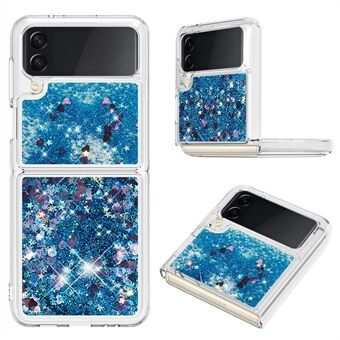 YB Quicksand Series-1 for Samsung Galaxy Z Flip4 5G, Anti-drop Soft TPU Anti-scratch Mobile Phone Case Liquid Quicksand Shell