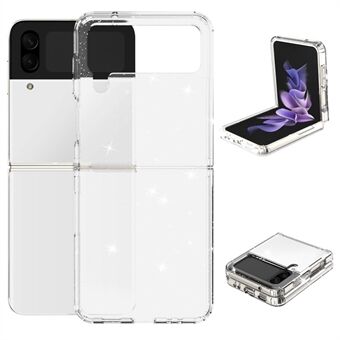 For Samsung Galaxy Z Flip4 5G Glitter Powder IMD Clear Phone Case Anti-Scratch Soft TPU  Shockproof Protective Cover