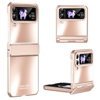 Hard PC Phone Case for Samsung Galaxy Z Flip4 5G , Matte Electroplating Folding Phone Cover