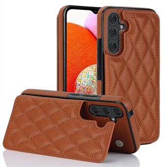 For Samsung Galaxy A14 5G / 4G PU Leather+TPU Case Kickstand RFID Blocking Card Holder Phone Cover